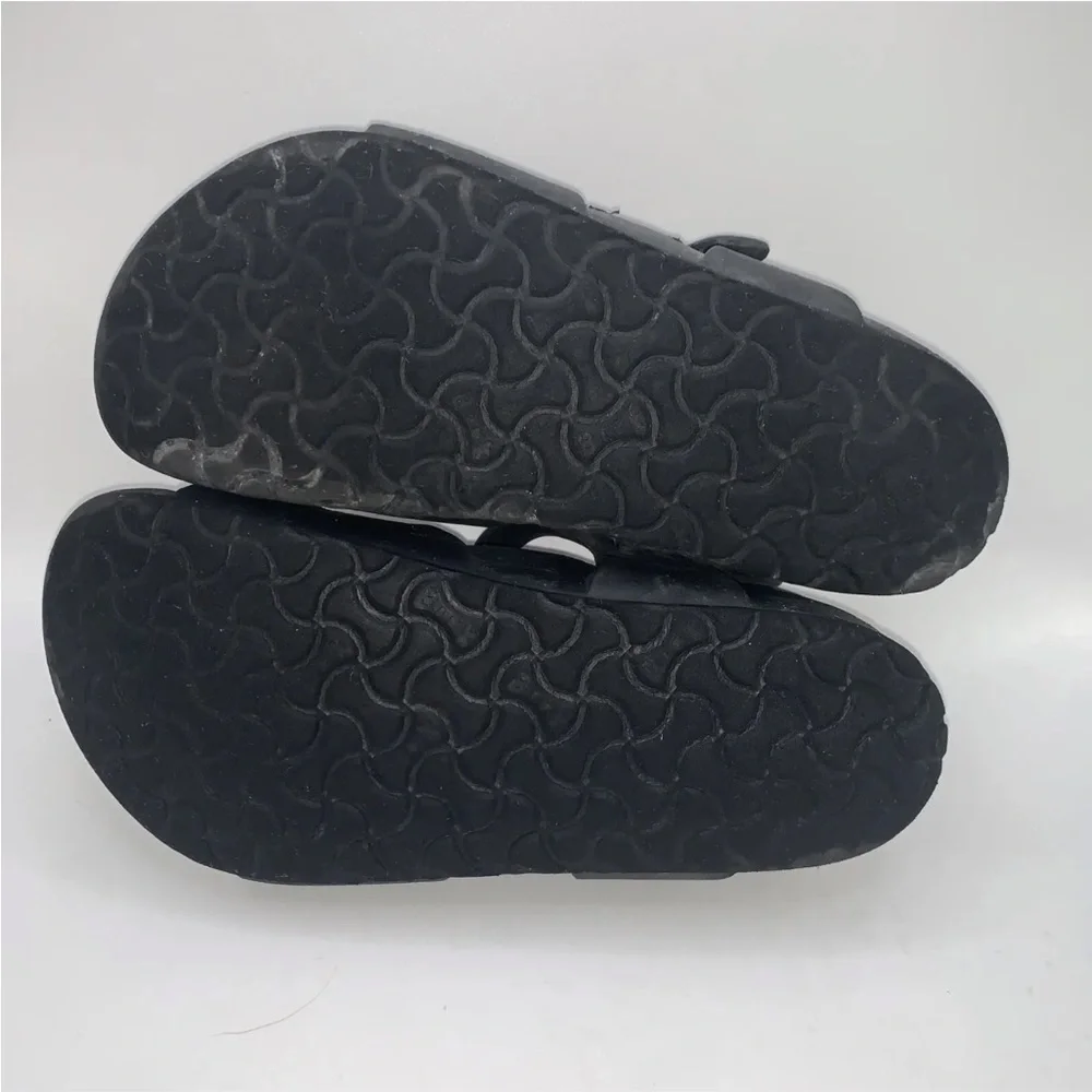Birkenstock Rio Rubbet Sandal Toddler Size 30 Black US Size 12 Buckle